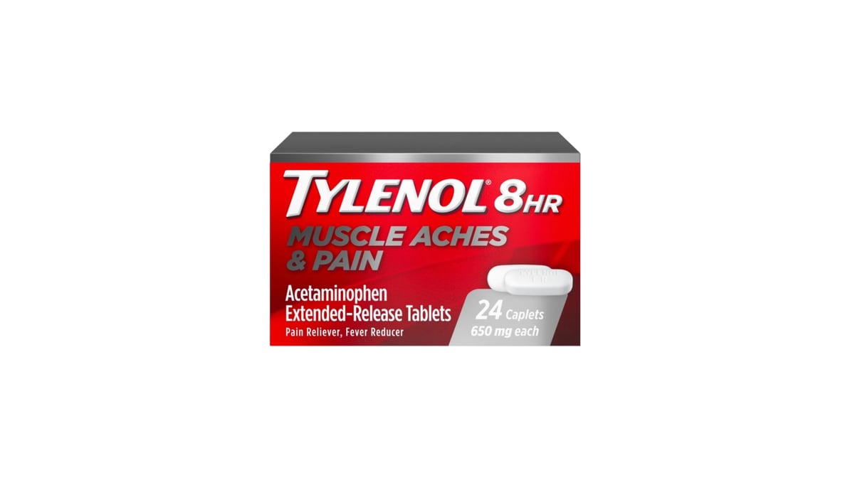 TYLENOL TB 650MG 24 ER CPLT 8H