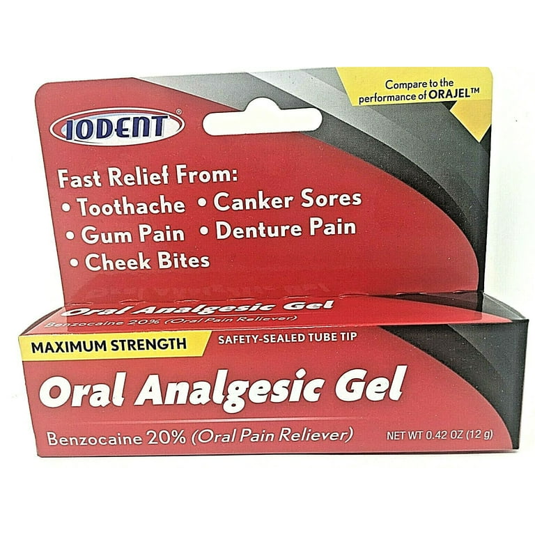INSTANT ORAL PAIN RELIEF MAX GEL 0.5OZ