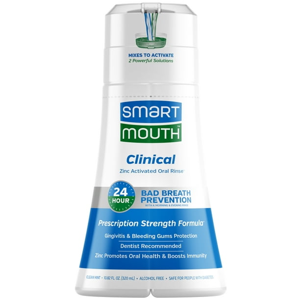 SMARTMOUTH CLINICAL DDS RINSE MINT 16OZ