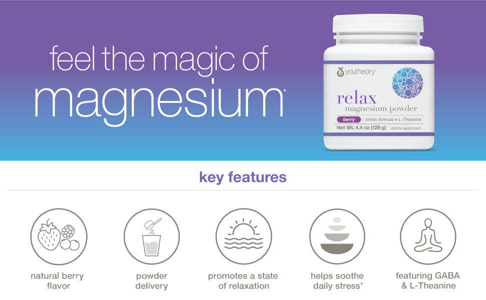 YOUTHEORY RELAX MAGNESIUM POWDER