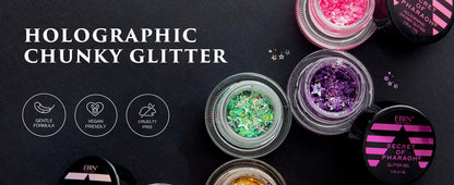 EBIN NEW YORK Secret of Pharaoh Holographic Chunky Glitter - Gold Empire
