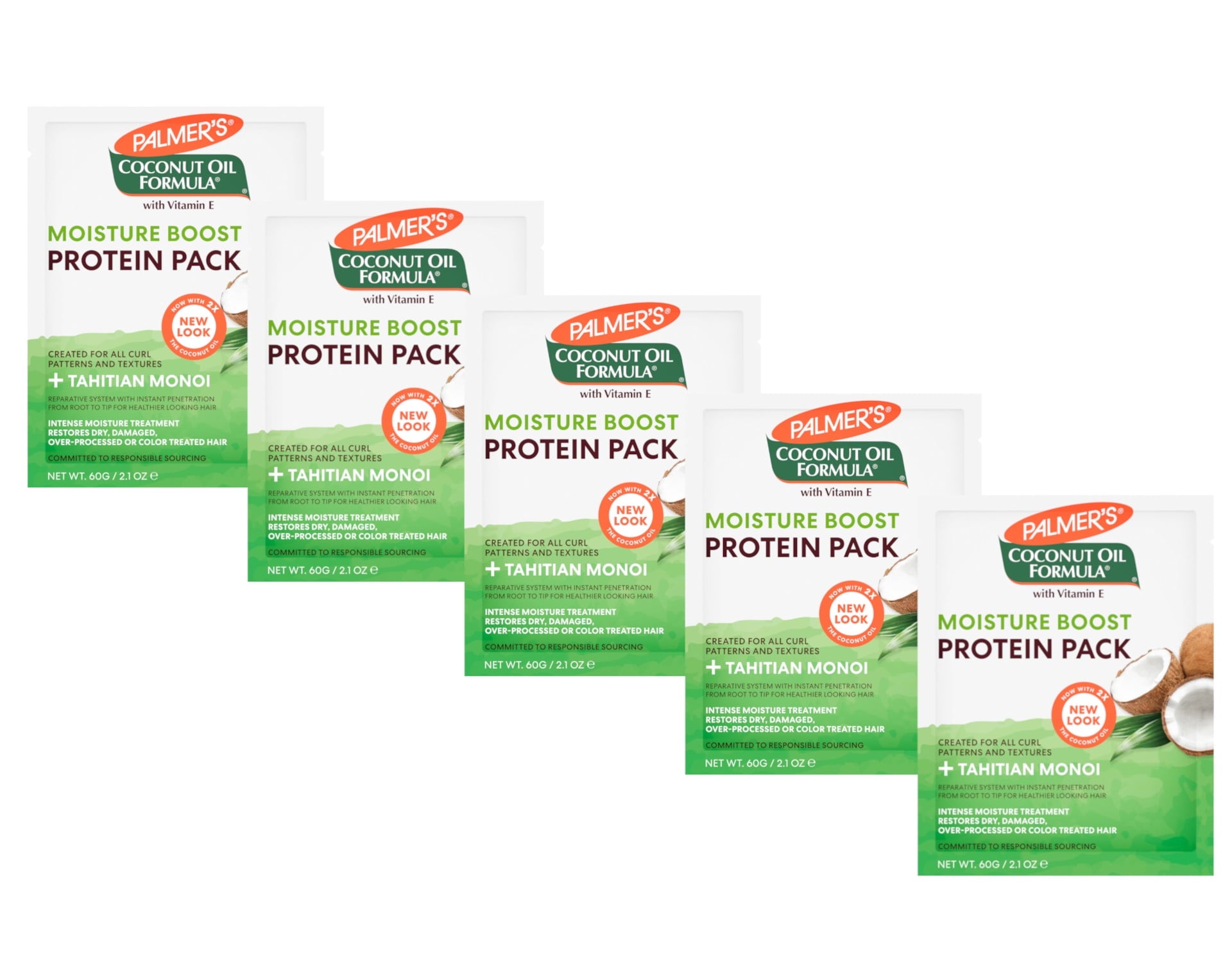 Palmer's Coconut Oil Formula Coconut Oil Deep Conditioning Protein Pack 2.1oz