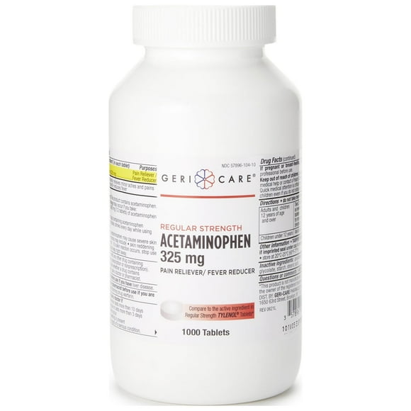 ACETAMINOPHEN 325MG TABS 50 CT