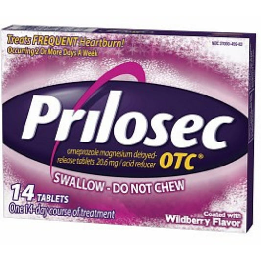 PRILOSEC OTC ACID REDUCER TAB 42CT
