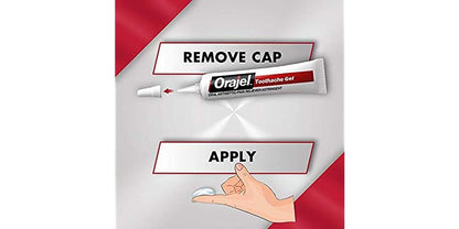 ORAJEL 3X MEDICATED ORAL PAIN GEL 0.25OZ