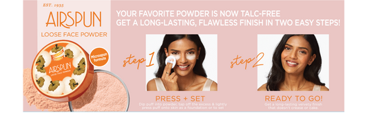 AIRSPUN LOOSE POW ROSY BGE    1CT