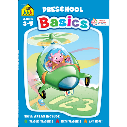 School Zone Preschool Practice Workbook Ages 3-5