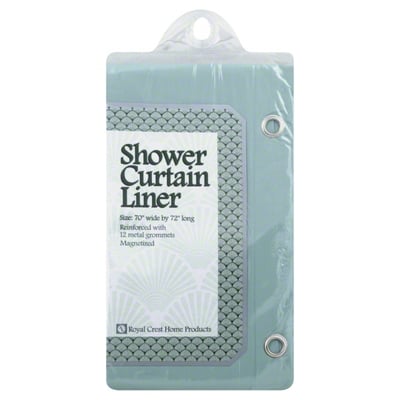Royal Crest Shower Curtain Liner - Bone
