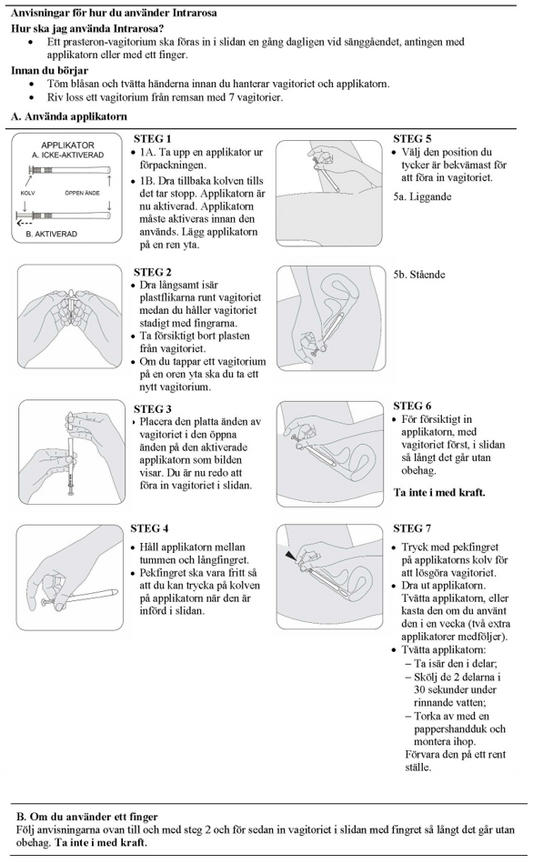 INTRAROSA SU 6.5MG 28