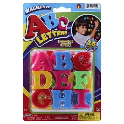 Ja-Ru Magnetic ABC Letters Learn To Spell