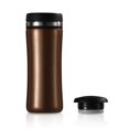 Timolino 12-Ounce TeaGo Vacuum Mug, Amber Brown
