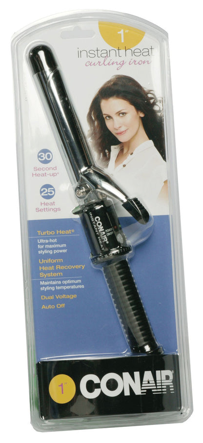 CONAIR Instant Heat Curling Iron, 1.25"
