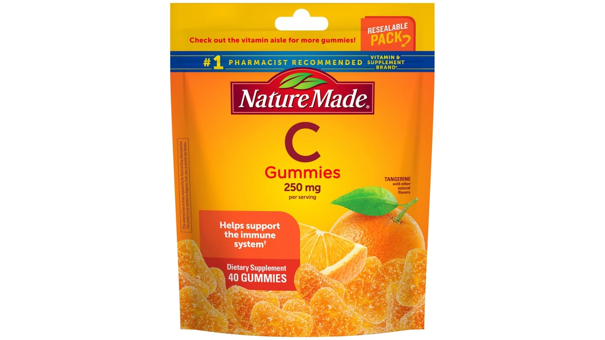 NATURE'S WAY VITAMIN C,250 MG,GUMMY