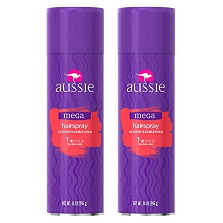 AUSSIE MEGA 24 HR FLEXIBL HAIRSPRAY 14OZ