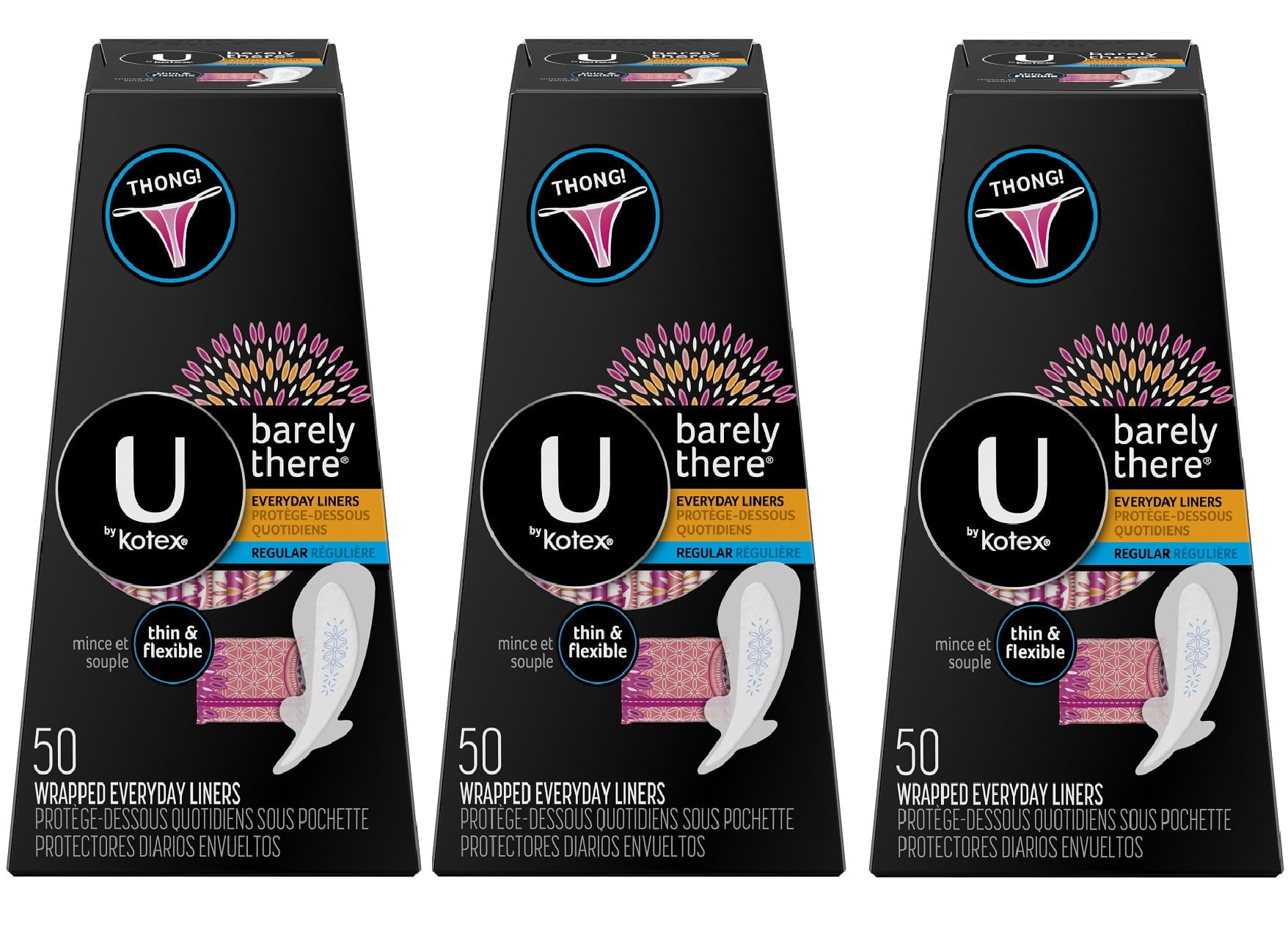 U BY KOTEX BAL PA 50 THONG LINER