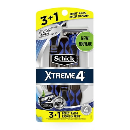 SCHICK XTREME 3 SENS MEN DISP RAZOR 4CT