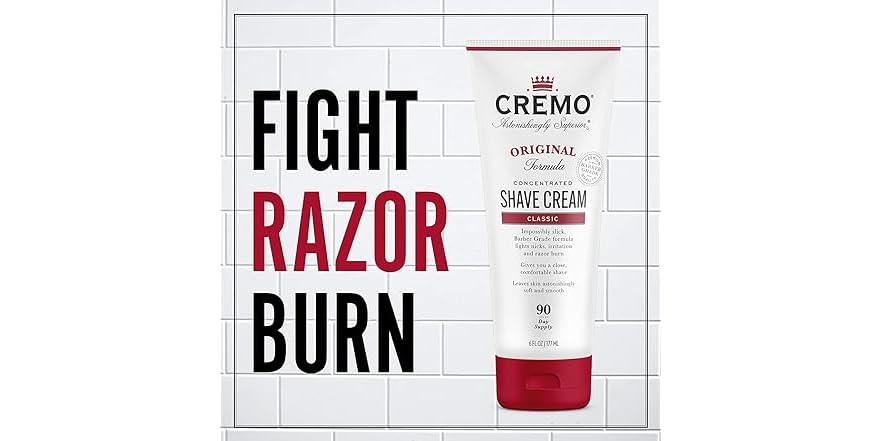 CREMO MENS ORIGINAL SHAVE CREAM 6OZ