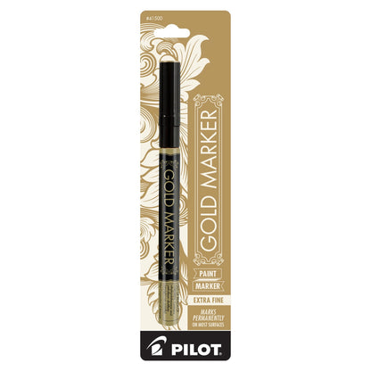 Pilot Metallic Permanent Marker  Extra-Fine  Gold