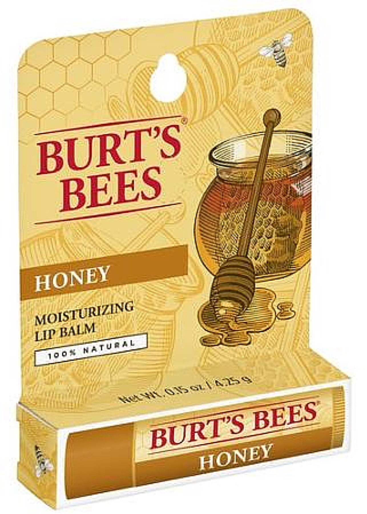 Burt's Bees Moisturizing Lip Balm - Honey, Carded