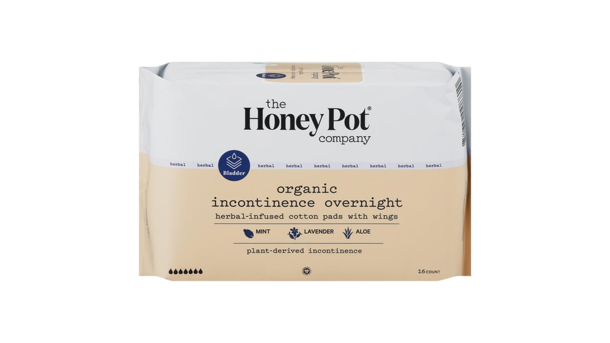 THE HONEY POT PAD,INCONTNC,DAY,NON HRBL