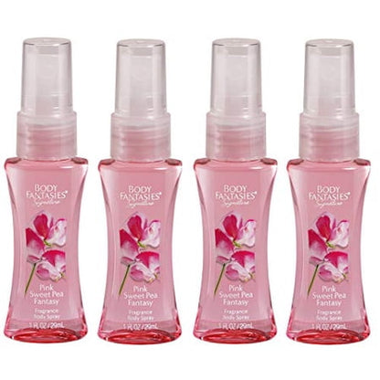 Body Fantasies Travel Sized Body Mist - Sweet Pea Fantasy, 1.7 oz