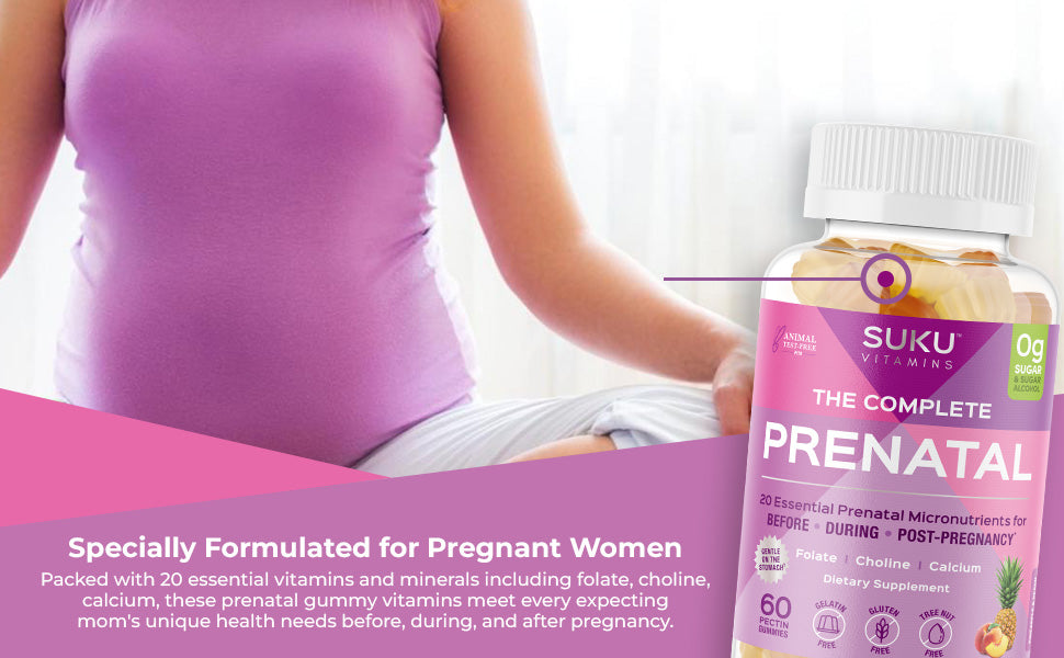 SUKU VITAMINS GUMMY,COMPLETE PRENATAL