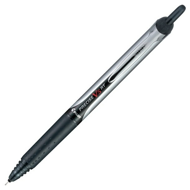 Pilot Precise V5 RT Retractable Rolling Ball Pen, Extra Fine Point (0.5mm), Blue, 2 Count