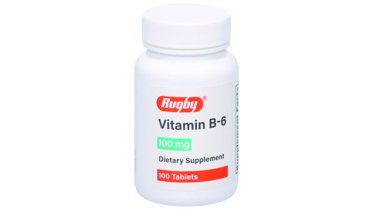 VIT B6 50MG TABLET 1000CT RUGBY