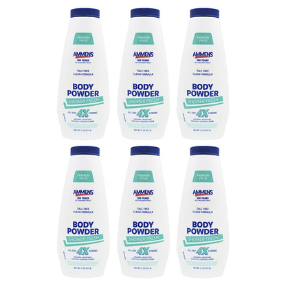 AMMENS SHWR FRSH TALC FREE BODY PWD 11OZ