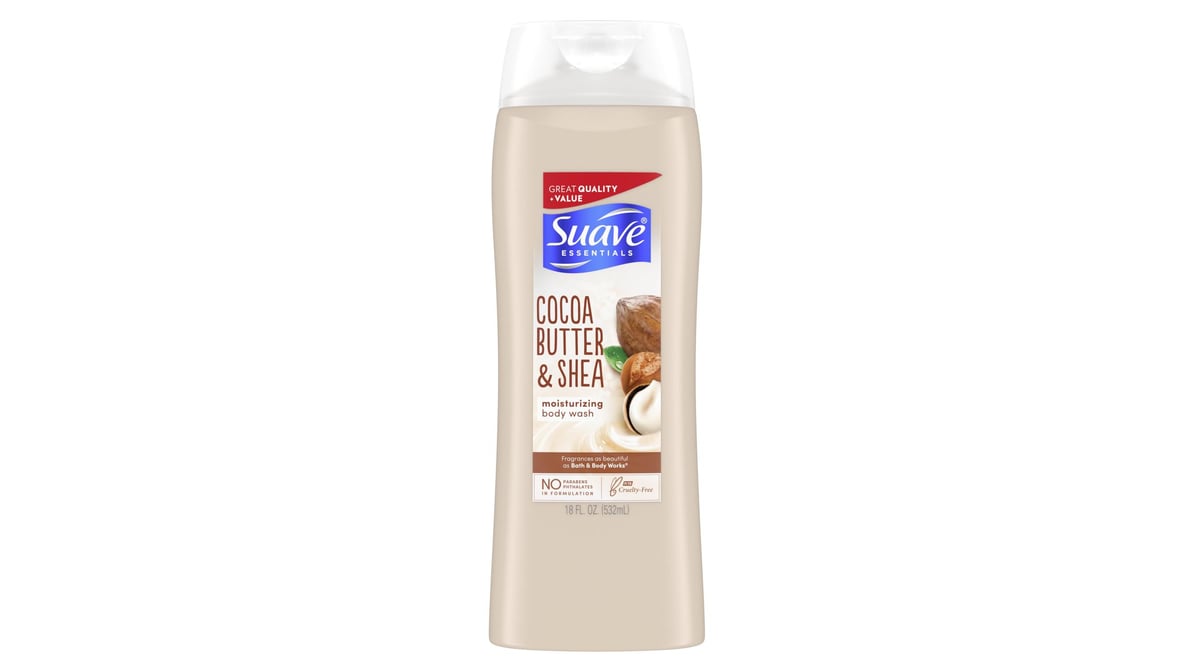SUAVE BODY WASH COCOA SHEA BUTTER 15OZ