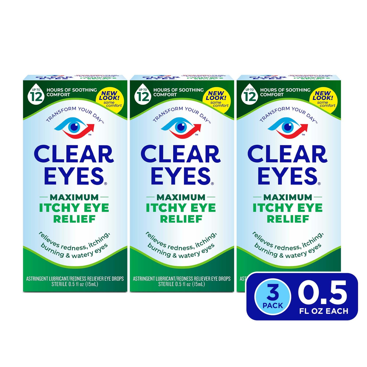 CLEAR EYES ADV DRY & ITCHY RLF DRP 0.5OZ