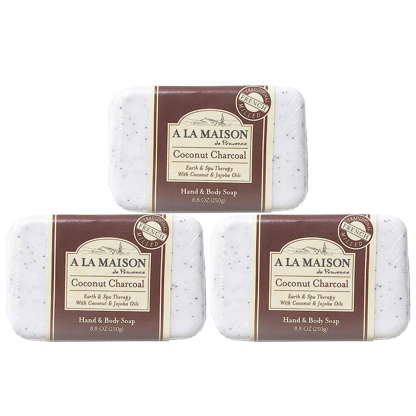 A LA MAISON BAR SOAP,COCONUT CHARCOAL