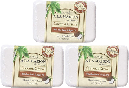 A LA MAISON BAR SOAP,COCONUT CREME