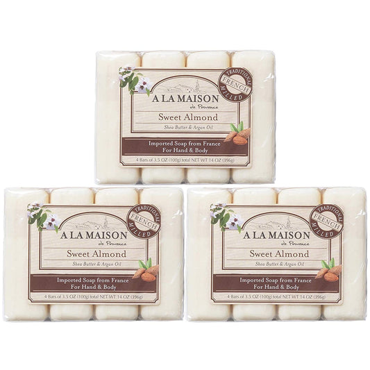 A LA MAISON BAR SOAP,SWEET ALMOND