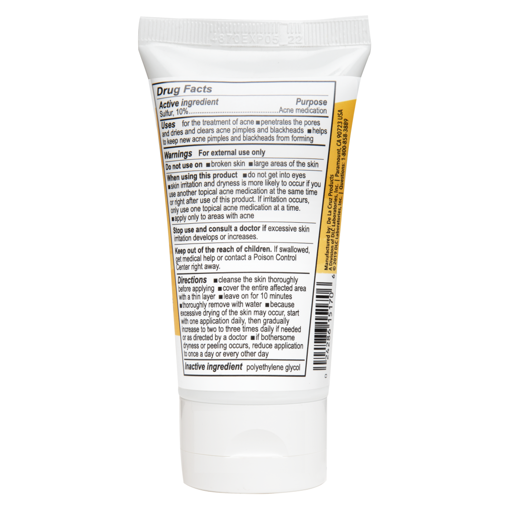 De La Cruz Maximum Strength Acne Treatment, 2.6 oz