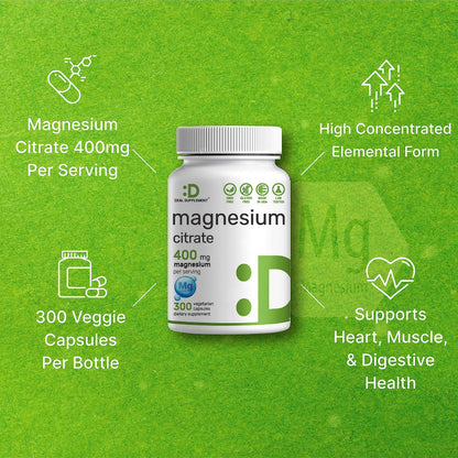 MAGNESIUM CITRATE CP 400MG 300