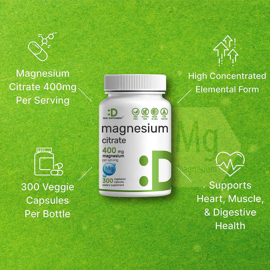 MAGNESIUM CITRATE CP 400MG 300