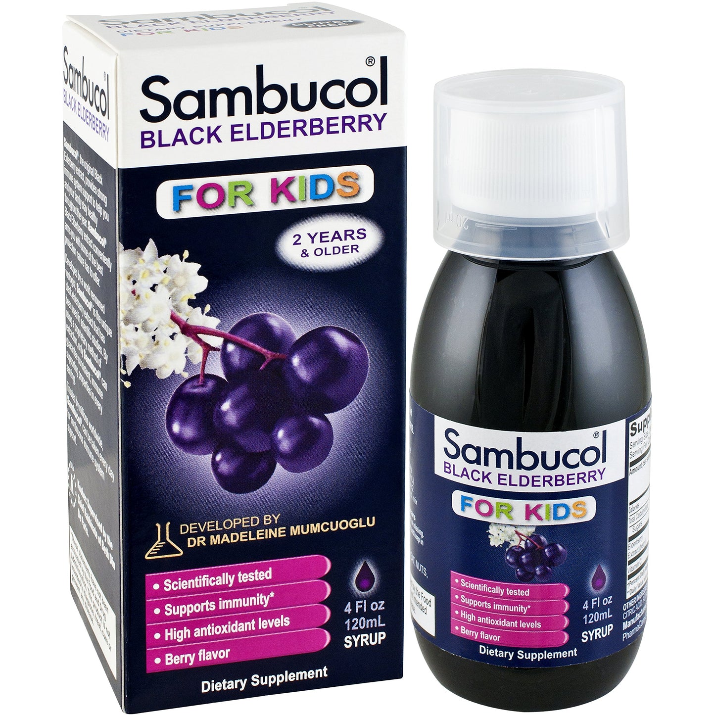 SAMBUCOL BLACK ELDERBERRY KIDS SYRUP