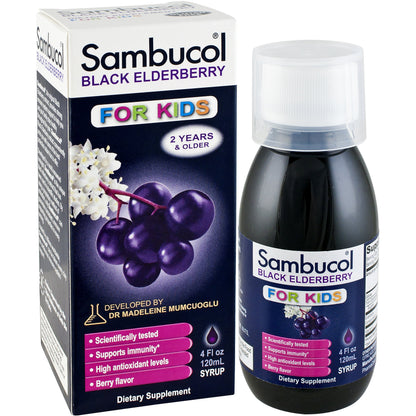 SAMBUCOL BLACK ELDERBERRY KIDS SYRUP