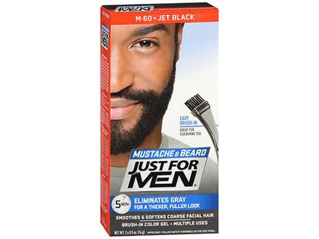 Just For Men Mustache & Beard #M-60 Jet Black Color Gel
