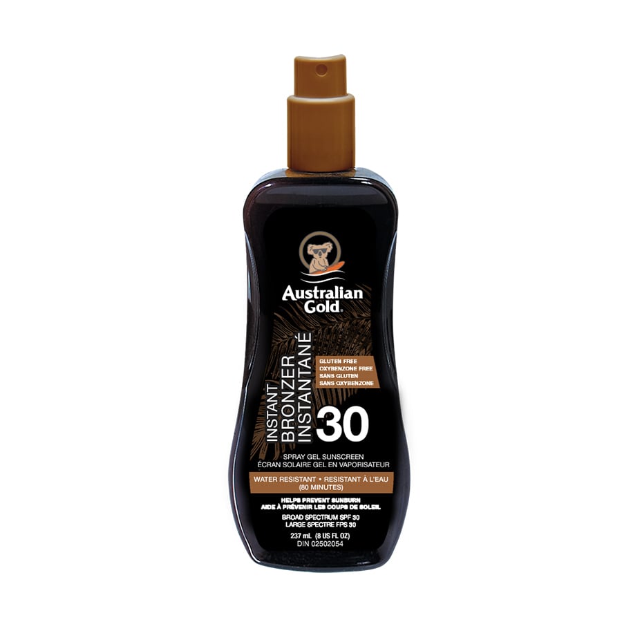 Australian Gold Spf#30 Spray Gel With Bronzer 8oz
