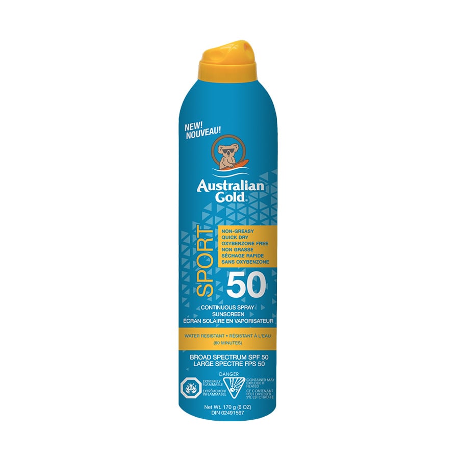 Australian Gold Continuous Spf#50 Spray Extreme Sport 6oz