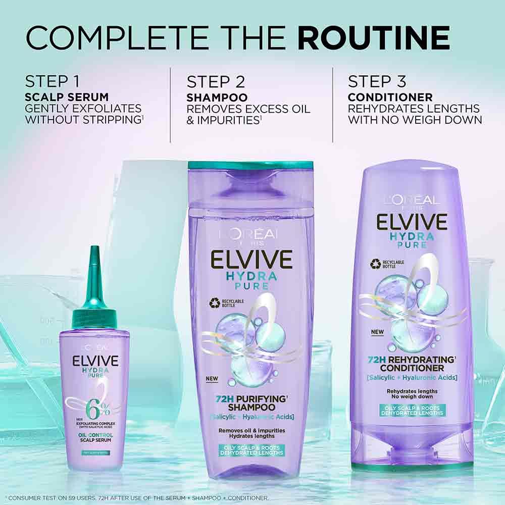 LOREAL ELVIVE SH 375ML 72HR HYDRT