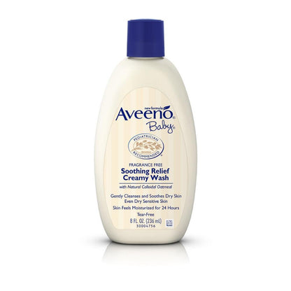 AVEENO BABY SOTHING HYDRATN CRMY WSH 8OZ