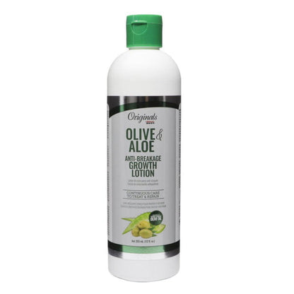 Africas Best Orig Olive & Aloe Moisturizing Grow Lotion 12oz