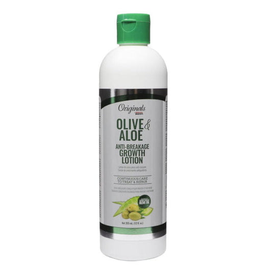 Africas Best Orig Olive & Aloe Moisturizing Grow Lotion 12oz