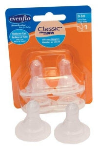 NIPPLES SILICONE SLOW FLOW 4PK