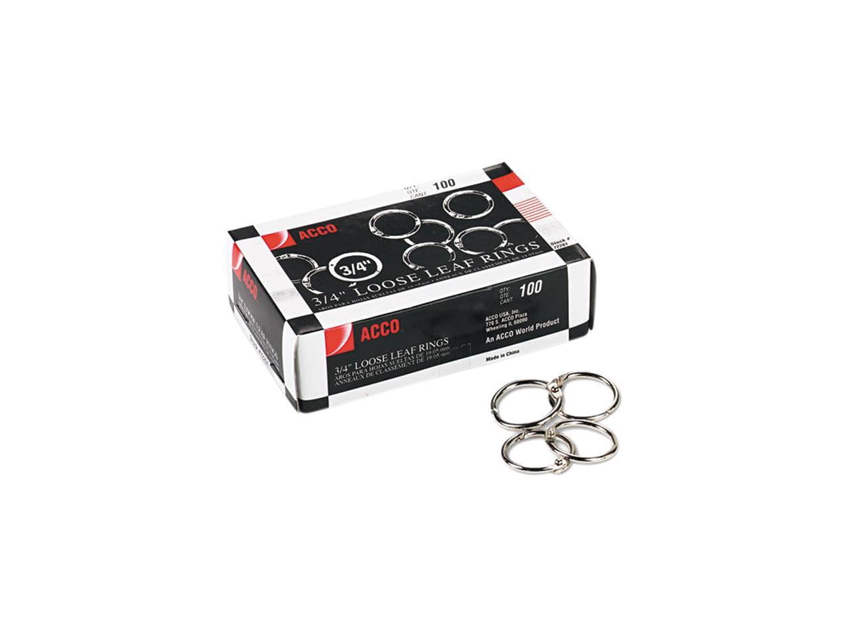 Ava 1.5" Book Rings, 3 count