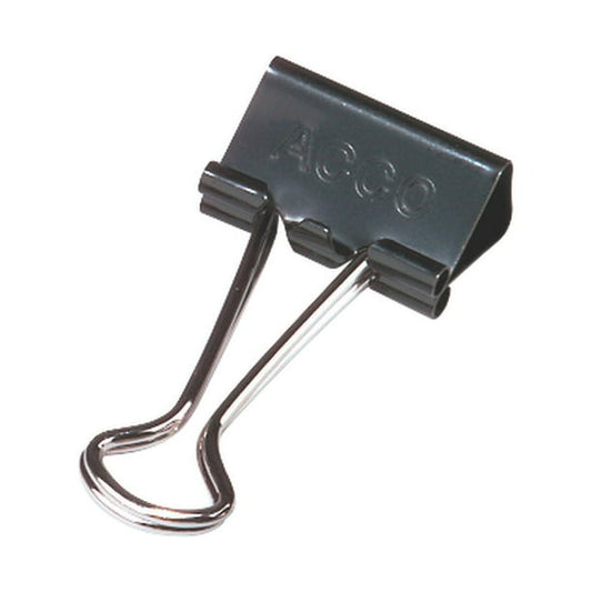 ACCO Small Steel Wire Binder Clips, 12 count