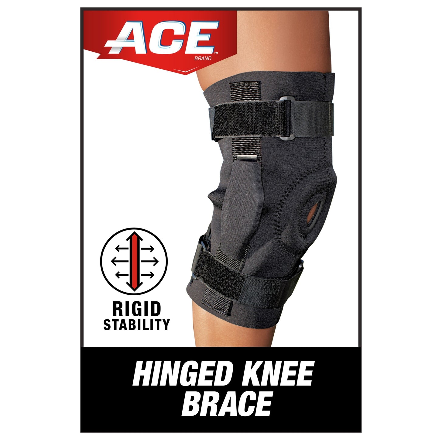 ACE ADJUSTABLE KNEE BRACE W/STABILIZER